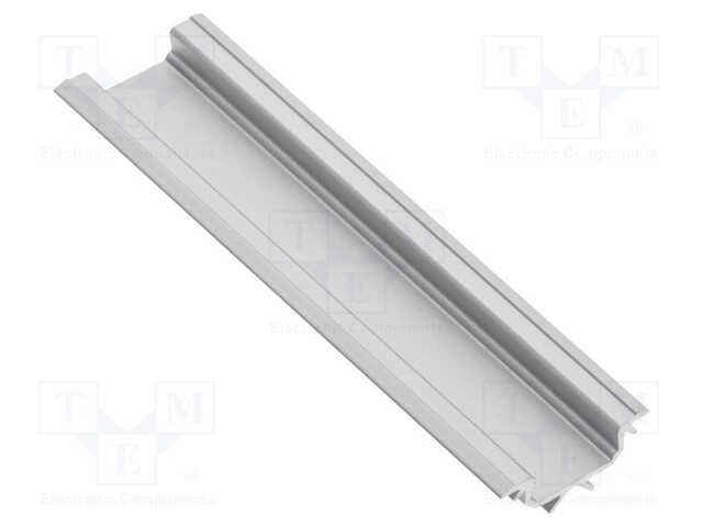 Profiles for LED modules; silver; 1m; GALAX; aluminium; angular