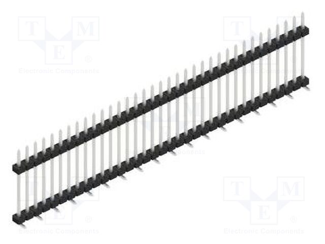 Connector: pin strips; pin header; male; PIN: 35; 2mm; SMT; 1x35