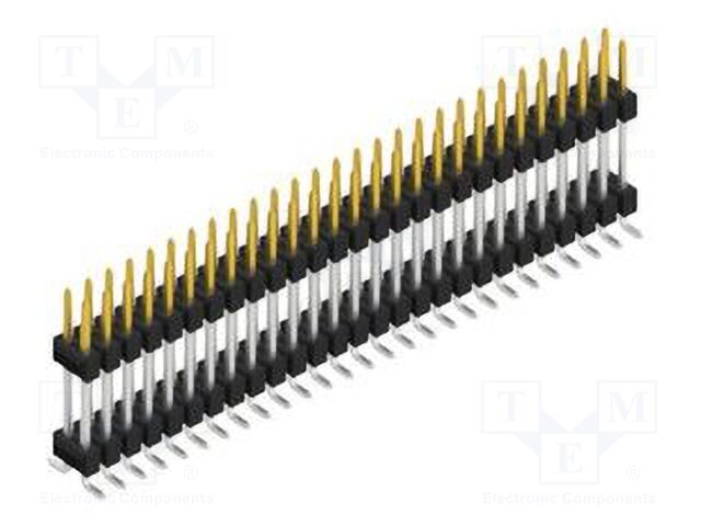 Connector: pin strips; pin header; male; PIN: 54; 2.54mm; SMT; 2x27