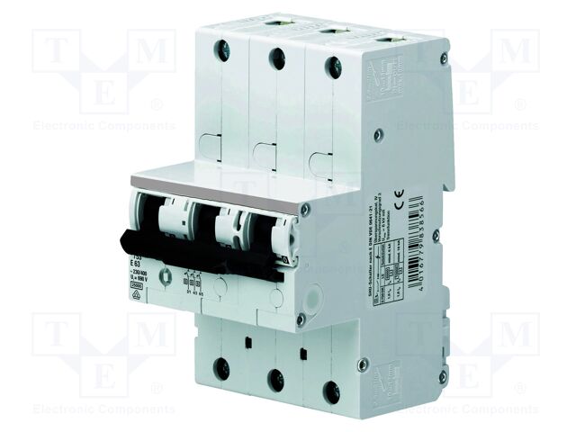 Circuit breaker; 230/400VAC; Inom: 16A; Poles: 3; Charact: E; 25kA