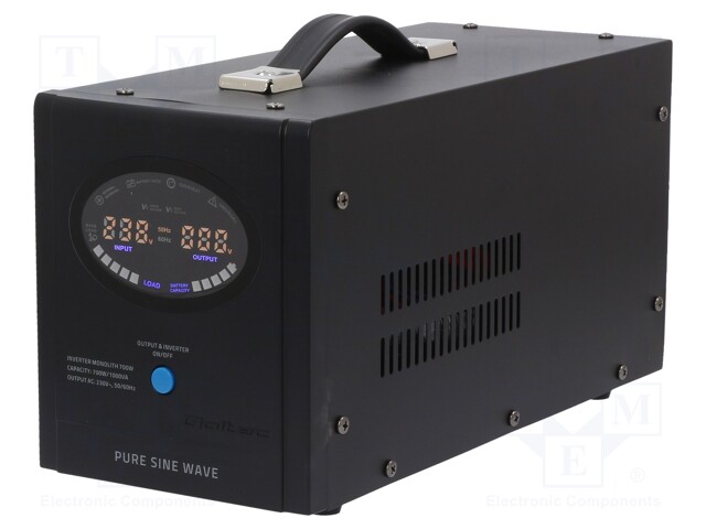 Power supply: emergency supply system; 337x145x180mm; 7.1kg