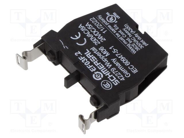 Contact block; 22mm; -25÷80°C; IP20; Contacts: NO