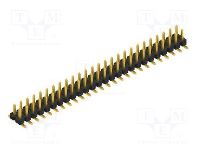 Connector: pin strips; pin header; male; PIN: 52; 2.54mm; SMT; 2x26