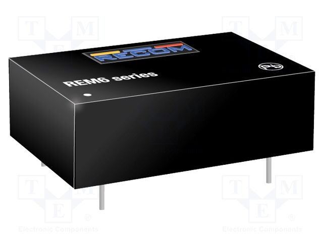 Converter: DC/DC; 6W; Uin: 9÷18V; Uout: 12VDC; Iout: 500mA; DIP24