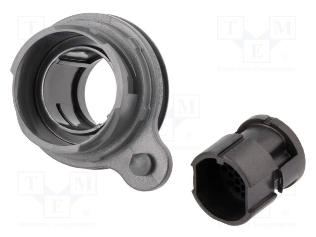 Connector: circular; socket; male; PIN: 32; w/o contacts; UL94V-0