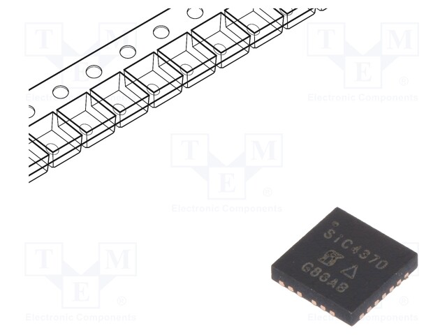 PMIC; DC/DC converter; Uin: 3÷28V; Uout: 0.6÷20V; MLP24; buck; 97%