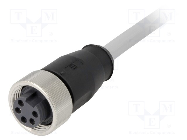 Plug; 7/8"; 7.5m; female; PIN: 5; straight; with lead; PVC