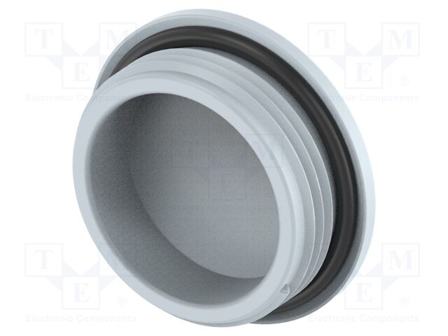 Stopper; polyamide; grey; IP68; Entrelec; Gland: PG21; 8mm
