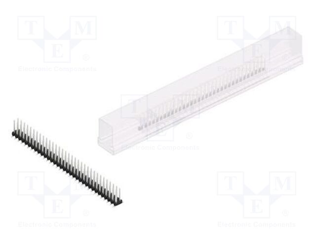 Connector: pin strips; pin header; male; PIN: 66; 2mm; SMT; 2x33