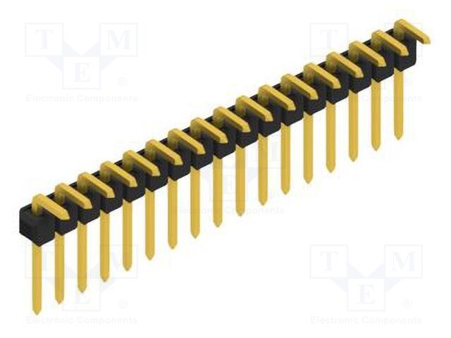 Connector: pin strips; pin header; male; PIN: 17; 2.54mm; THT; 1x17