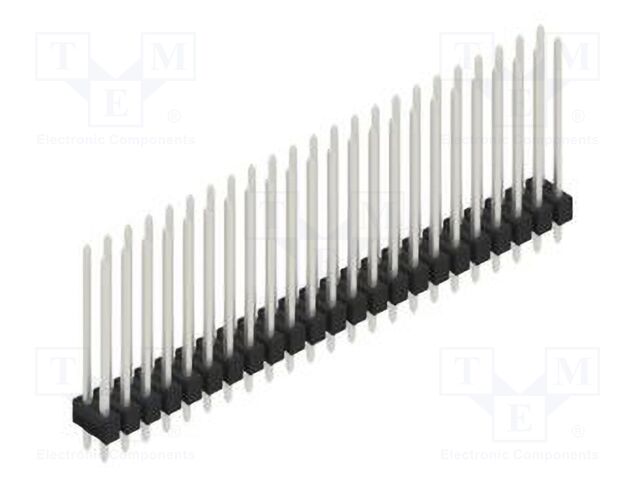 Connector: pin strips; pin header; male; PIN: 46; 2.54mm; THT; 2x23