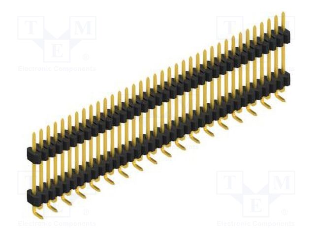 Connector: pin strips; pin header; male; PIN: 36; 1.27mm; SMT; 1x36