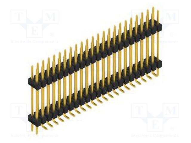 Connector: pin strips; pin header; male; PIN: 46; 2.54mm; SMT; 2x23