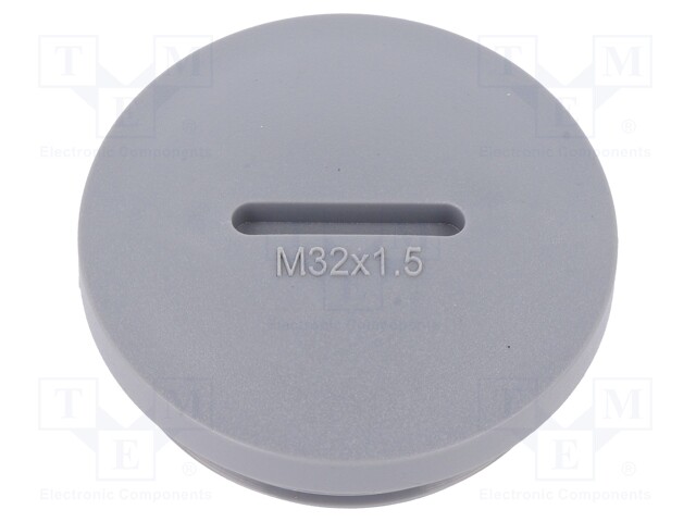 Stopper; M32; Mat: polyamide; dark grey; Pcs: 10