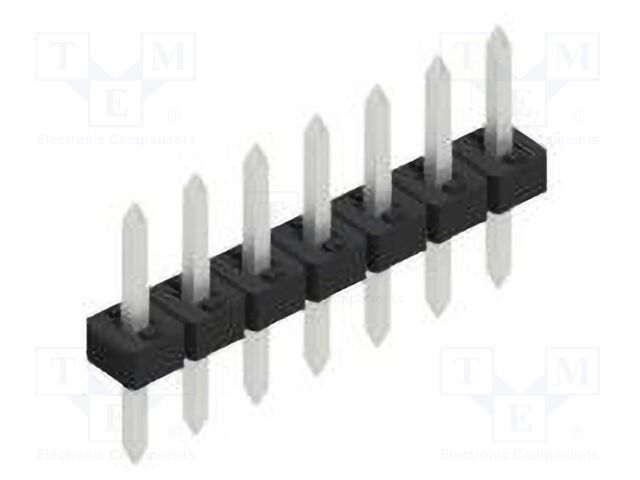 Connector: pin strips; pin header; male; PIN: 7; 2mm; THT; 1x7; 100V