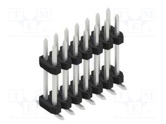 Connector: pin strips; pin header; male; PIN: 14; 2mm; SMT; 2x7; 100V