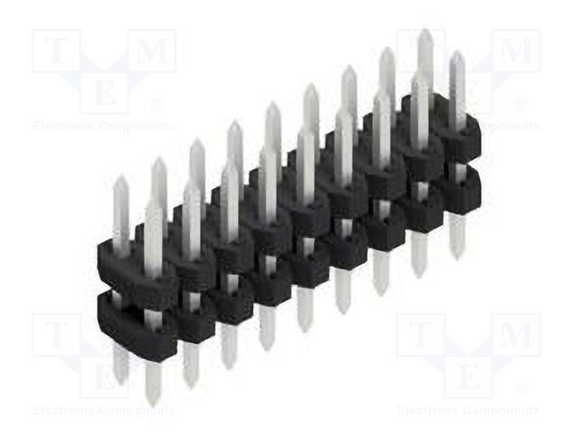 Connector: pin strips; pin header; male; PIN: 18; 2mm; THT; 2x9; 100V