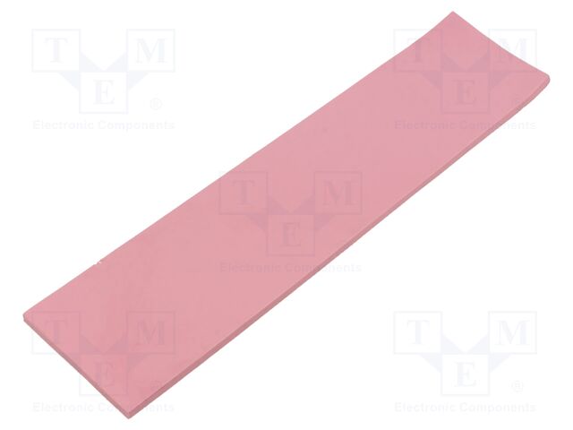 Tape: heat transfer; W: 50mm; L: 0.2m; Thk: 3mm; 3W/mK; silicone