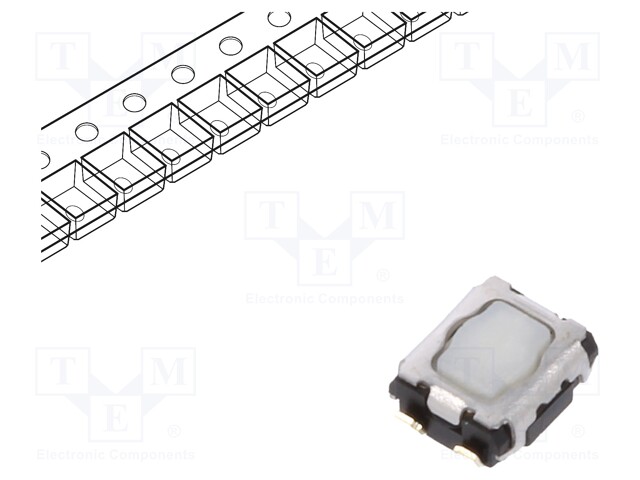 Microswitch TACT; SPST; Pos: 2; SMT; none; 3.5N; 2.9x3.5x1.4mm
