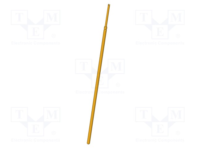 Needle-like test probe; Operational spring compression: 4.3mm