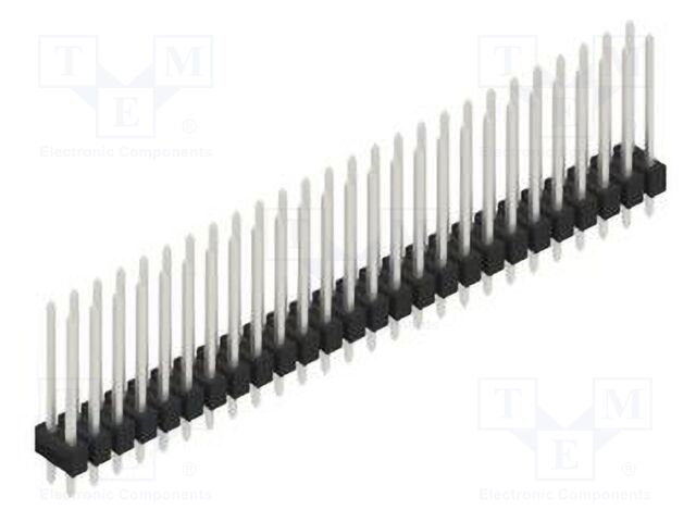 Connector: pin strips; pin header; male; PIN: 52; 2.54mm; THT; 2x26