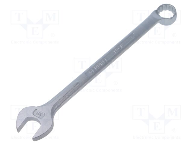 Wrench; combination spanner; 19mm; tool steel; 1B MM; L: 258mm