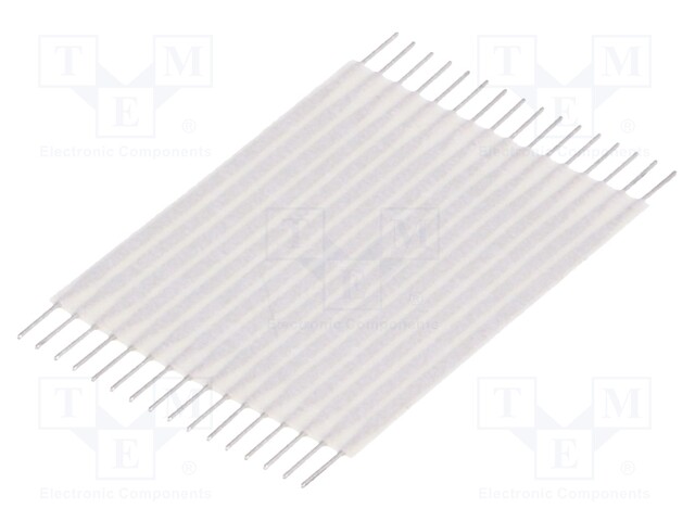 Connector: jumper cable; Cable ph: 1.27mm; L: 25.4mm; straight