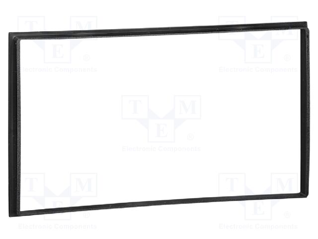 Radio frame; Chevrolet,Nissan; 2 DIN; black