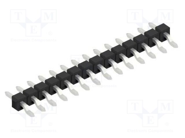Connector: pin strips; pin header; male; PIN: 14; 2.54mm; SMT; 1x14