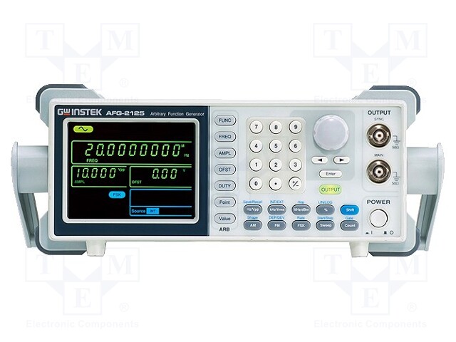 Generator: function; LCD 3,5"; Channels: 1; f range: 5÷150MHz