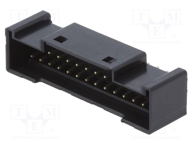 Socket; wire-board; male; DF51K; 2mm; PIN: 28; THT; on PCBs; 250V; 2A
