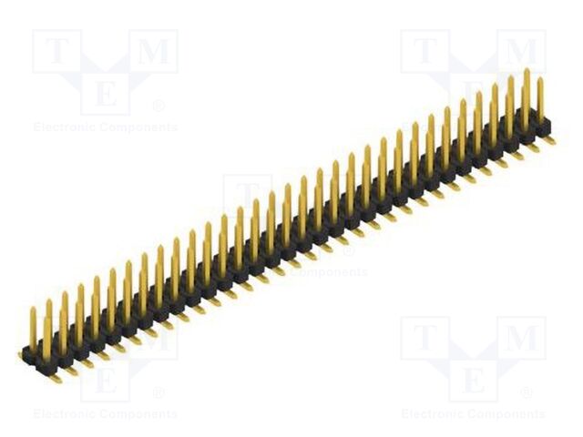 Connector: pin strips; pin header; male; PIN: 64; 2.54mm; SMT; 2x32