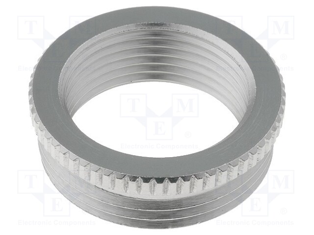 Reduction of threads for glands; Int.thread: PG16; brass; nickel