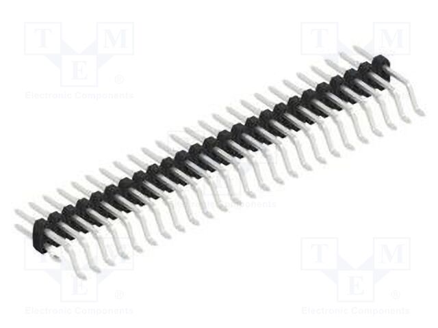 Connector: pin strips; pin header; male; PIN: 50; 2mm; SMT; 2x25