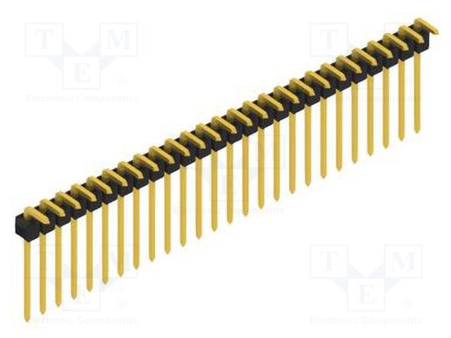 Connector: pin strips; pin header; male; PIN: 26; 2.54mm; THT; 1x26