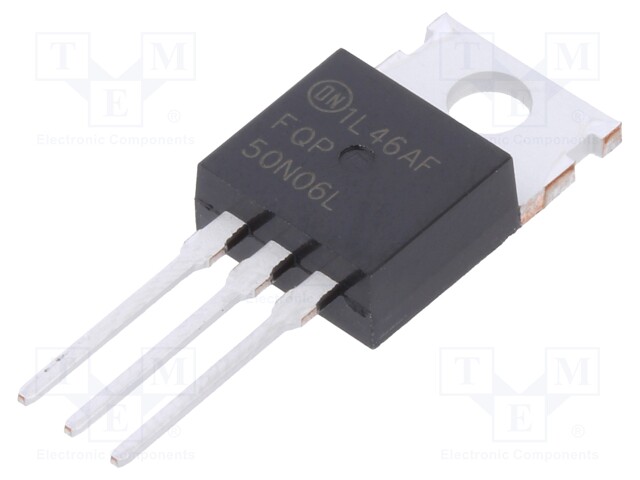 Transistor: N-MOSFET; unipolar; 60V; 37.1A; Idm: 210A; 121W; TO220-3