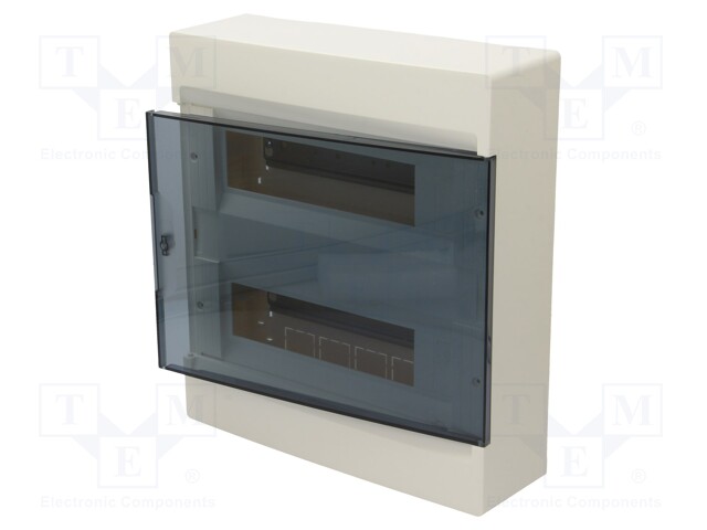 Enclosure: for modular components; IP40; No.of mod: 24