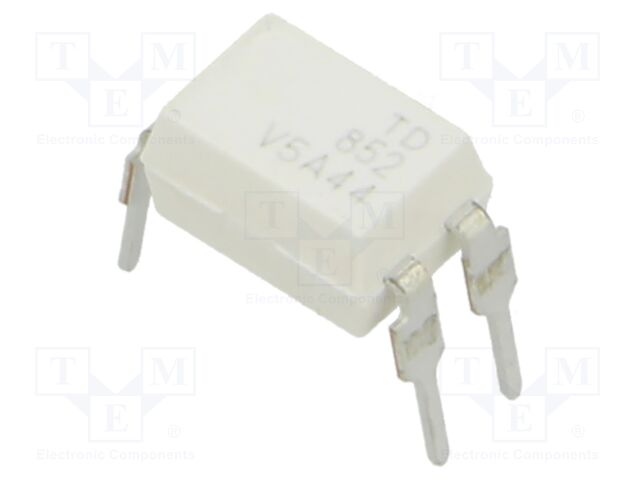 Optocoupler; THT; Ch: 1; OUT: Darlington; 5kV; DIP4; Colour: white
