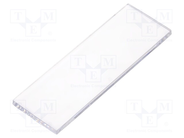 Front panel; without frame; 1M Modulbox One; transparent