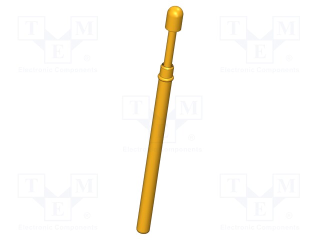 Test needle; Operational spring compression: 4mm; 5A; Ø: 2mm; 0.8N