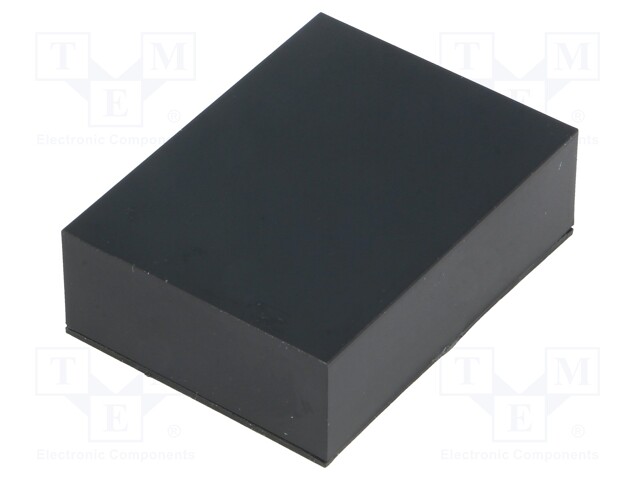 Enclosure: designed for potting; X: 31mm; Y: 41mm; Z: 13mm; ABS