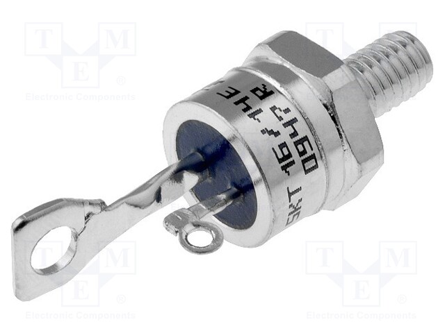 Stud thyristor; 1.4kV; 16A; 40A; 100mA; Package: bulk; TO208AA,TO48