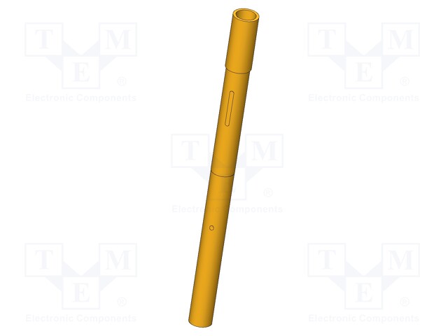 Test probe socket; Contact plating: gold-plated; push-in; KS-215