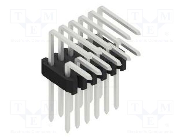 Connector: pin strips; pin header; male; PIN: 12; 1.27mm; THT; 2x6