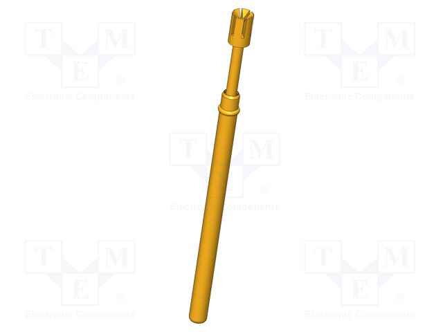 Test needle; Operational spring compression: 4mm; 5A; Ø: 2mm; 0.6N