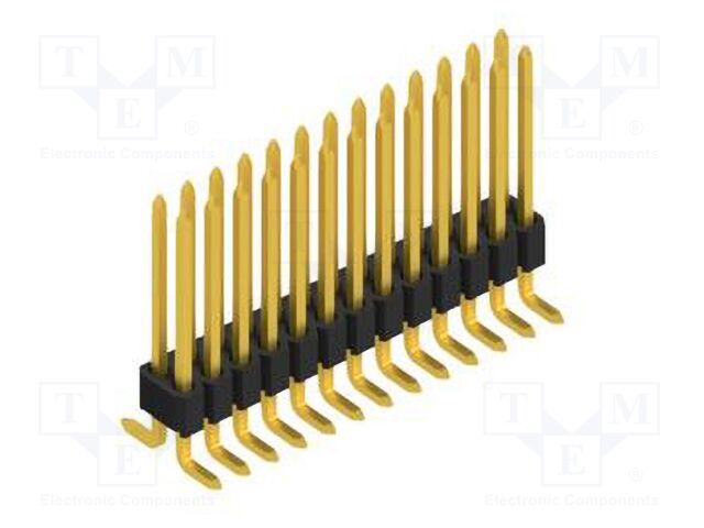 Connector: pin strips; pin header; male; PIN: 26; 1.27mm; SMT; 2x13
