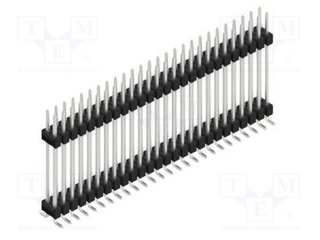 Connector: pin strips; pin header; male; PIN: 52; 2.54mm; SMT; 2x26
