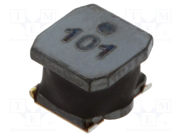 Power Inductor (SMD), 100 µH, 900 mA, Wirewound, 1.1 A, VLS-EX Series, 6mm x 6mm x 4.5mm