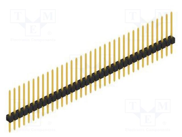 Connector: pin strips; pin header; male; PIN: 35; 2.54mm; THT; 1x35