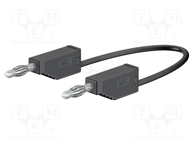Test lead; 60VDC; 30VAC; 32A; 4mm banana plug-4mm banana plug